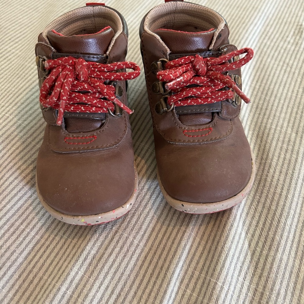 Merrell bare steps hiking boot Velcro toddler size 7 wide